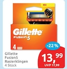 Fusion5 Rasierklingen von Gillette für 13,99 € bei budni im Angebot Fusion5 Rasierklingen von Gillette im aktuellen budni Prospekt