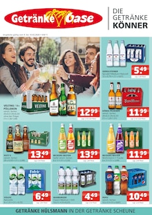 Veltins im Getränke Oase Prospekt "Aktuelle Angebote" mit 2 Seiten (Marl)