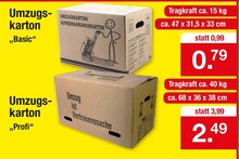 Zimmermann Bremen - Umzugskarton „Basic“ oder „Profi“ Umzugskarton „Basic“ oder „Profi“ Angebot bei Zimmermann Bremen im Prospekt "Mehr als Du denkst! "