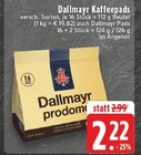 Kaffeepads Angebote von Dallmayr bei EDEKA Beckum für 2,22 €