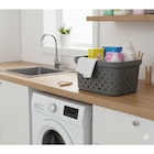 Panier de rangement Pixel 1,5 L gris - CARREFOUR HOME dans le catalogue Carrefour