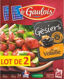 Intermarché Saint-Séries - Gésier de volaille confit Promo Gésier de volaille confit dans le catalogue Intermarché "La rentrée promotion 2019" à Saint-Séries