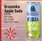 Apple Soda Angebote von Grasovka bei Trinkgut Langenhagen für 1,99 €