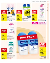 Prix et réduction Intima dans le prospectus Carrefour en cours Offre Intima dans le catalogue Carrefour du moment à la page 47