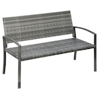 Outsunny Gartenbank grau Polyrattan B/H/L: ca. 60x122x85 cm im POCO Prospekt Outsunny Gartenbank grau Polyrattan B/H/L: ca. 60x122x85 cm von im aktuellen POCO Prospekt für 86,99 €