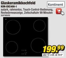 Glaskeramikkochfeld KON-EKC400-1 bei POCO in Aachen Glaskeramikkochfeld KON-EKC400-1 im Angebot bei POCO Aachen für 199,99 €