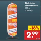 Aktuelles Rheinische Schinkenwurst Angebot bei Netto Marken-Discount in Bergisch Gladbach ab 2,99 €
