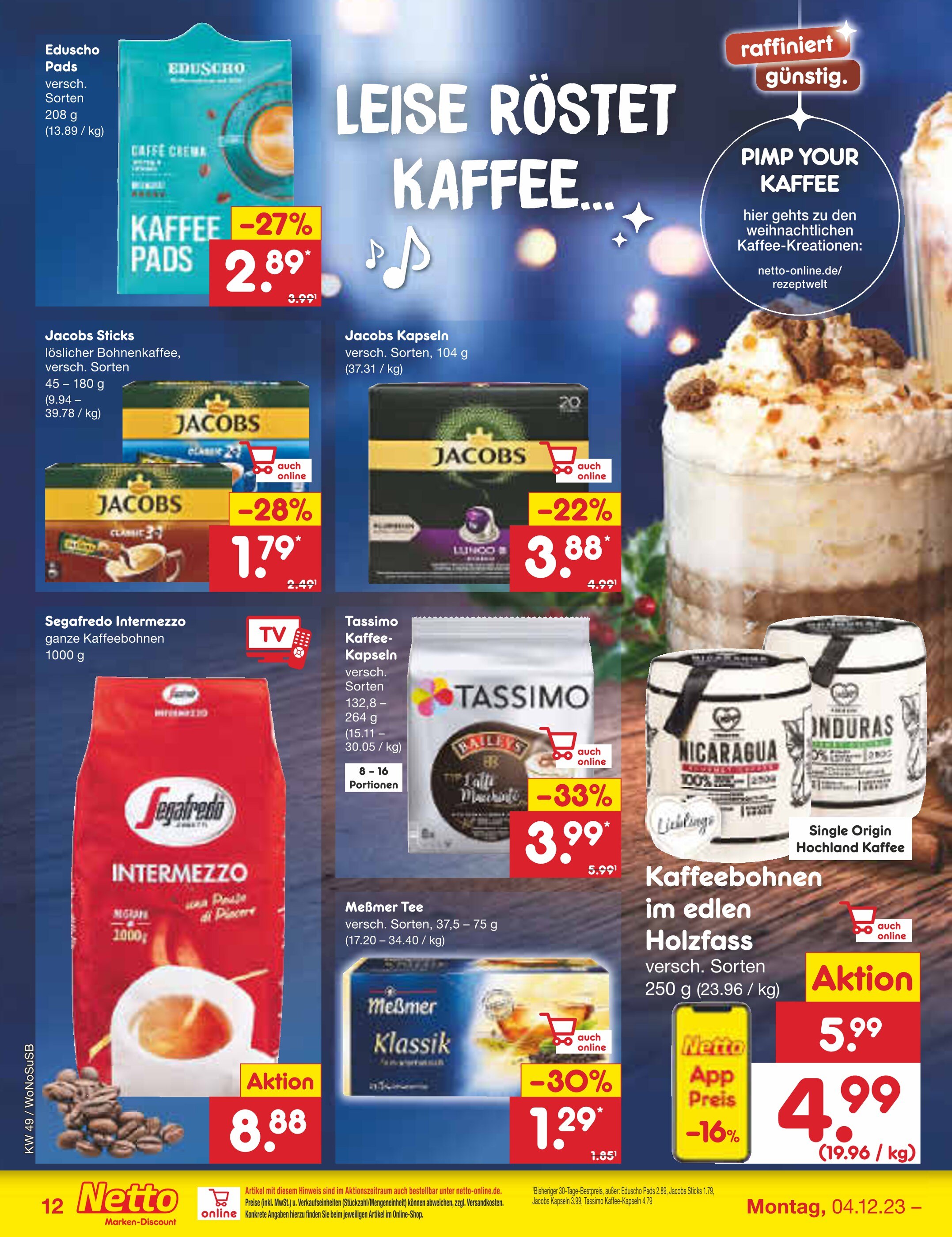 Tassimo pads outlet lidl