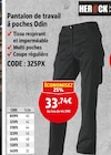 Pantalon de travail à poches Odin - HEROCK dans le catalogue Screwfix