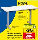 Elektrisch höhenverstellbarer Schreibtisch im Angebot bei Lidl in Dormagen Elektrisch höhenverstellbarer Schreibtisch Angebote von VCM. bei Lidl Dormagen für 299,00 €