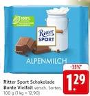 Schokolade Bunte Vielfalt bei EDEKA im Möglingen Prospekt für 1,29 €