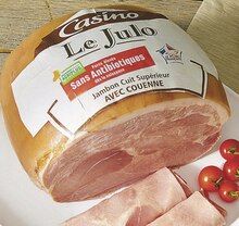 Casino Supermarchés Brest - Jambon supérieur découenné dégraissé Promo Jambon supérieur découenné dégraissé dans le catalogue Casino Supermarchés "6 semaines de fête et de promos !" à Brest