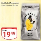Kaffeebohnen im Angebot bei GLOBUS in Mannheim Kaffeebohnen Angebote von Gorilla bei GLOBUS Mannheim für 19,49 €