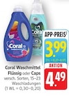 Waschmittel Flüssig Angebote von Coral bei E center Bruchsal für 3,99 €