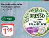 Käsealternative Knoblauch & Kräuter Angebote von Bresso bei GLOBUS Trier für 1,99 €