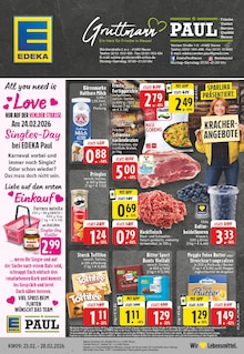 EDEKA Prospekt der Woche "Aktuelle Angebote" Seite 1, 23.02.2026 bis 28.02.2026 für Neuss Aktueller EDEKA Prospekt "Aktuelle Angebote" Seite 1 von 24 Seiten für Neuss