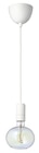 Lampenaufhängung +LED-Leuchtmittel weiß/ellipsenförmig bunt Angebote von SUNNEBY / MOLNART bei IKEA Heilbronn für 24,99 €