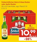 Naturtrübes Radler oder Apfel-Radler im Angebot bei Netto Marken-Discount in Borna Naturtrübes Radler oder Apfel-Radler Angebote von Feldschlößchen bei Netto Marken-Discount Borna für 10,99 €