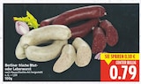 Berliner frische Blutwurst für 0,79 € bei E center im Angebot Berliner frische Blutwurst im aktuellen E center Prospekt