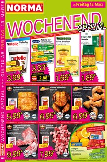 Nutella im Norma Prospekt "Mehr fürs Geld" mit 18 Seiten (Regensburg)