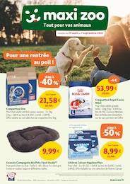 Prospectus Jardineries & Animaleries Maxi Zoo en cours, Pour une rentrée au poil !, 13 pages, 29/08/2025 - 07/09/2025 Catalogue Jardineries & Animaleries Maxi Zoo en cours à Coignières et alentours, Pour une rentrée au poil !, 13 pages, 29/08/2025 - 07/09/2025