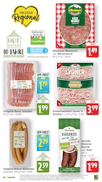 Wiener Würstchen Angebot im aktuellen EDEKA Prospekt auf Seite 19