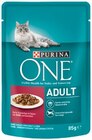 Katzennahrung von Purina One für 0,59 € bei REWE im Angebot Katzennahrung von Purina One im aktuellen REWE Prospekt
