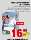 HERREN DOPPELRIPP-UNTERHEMD Angebote von GUT & GÜNSTIG bei E center Mainz für 16,99 €