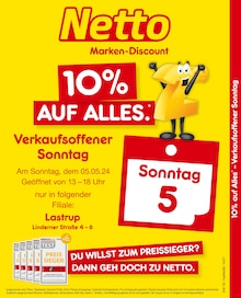 Netto Marken-Discount Prospekt "10% auf alles" mit  Seiten (Lastrup)