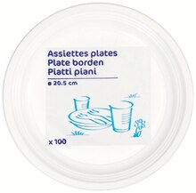 Carrefour Market Évry - Bon plan sur la gamme vaisselle blanche à jeter Carrefour Promo Bon plan sur la gamme vaisselle blanche à jeter Carrefour dans le catalogue Carrefour Market "Maintenant et moins cher !" à Évry