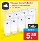 Trinkglas 'Spirale' bei Netto Marken-Discount im Ludwigsstadt Prospekt für 5,55 €