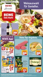 REWE Prospekt "Dein Markt" für Leipzig, 31 Seiten, 09.09.2024 - 14.09.2024