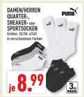 DAMEN/HERREN QUARTER-, SNEAKER- oder SPORTSOSSEN im Angebot bei Marktkauf in Haltern am See DAMEN/HERREN QUARTER-, SNEAKER- oder SPORTSOSSEN Angebote von Puma bei Marktkauf Haltern am See für 8,99 €