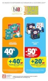 Catalogue Supermarchés Bi1 en cours à Aignay-le-Duc et alentours, "bi1 supermarché Maxi MARCHÉ", 16 pages, 30/09/2025 - 12/10/2025