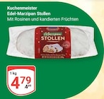 Edel-Marzipan Stollen Angebote von Kuchenmeister bei GLOBUS Rostock für 4,79 €