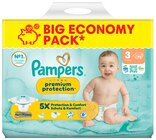 Aktuelle Pampers Angebote bei Rossmann in Cottbus Aktuelles Big Pack Premium Protection Windeln Angebot bei Rossmann in Cottbus ab 17,99 €
