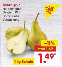 Birnen bei Netto Marken-Discount in Bottrop Birnen im Angebot bei Netto Marken-Discount Bottrop für 1,49 €