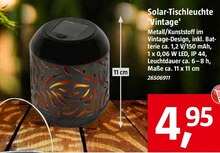 Solar-Tischleuchte 'Vintage' bei BAUHAUS in Bremerhaven Solar-Tischleuchte 'Vintage' im Angebot bei BAUHAUS Bremerhaven für 4,95 €