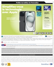 IPhone Angebote im Prospekt "FAITES ENTRER LA NOUVEAUTÉ À LA MAISON !" von Carrefour auf Seite 2