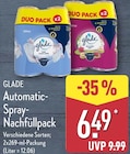 Automatic-Spray-Nachfüllpack im ALDI Nord Prospekt zum Preis von 6,49 €