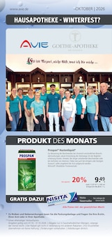 Aktueller Goethe Apotheke Prospekt (Meiningen, 6 Seiten zum blättern Goethe Apotheke Prospekt Aktuelle Angebote mit 6 Seiten