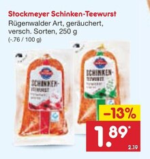 Netto Marken-Discount Neuwied - Schinken-Teewurst Schinken-Teewurst Angebot bei Netto Marken-Discount Neuwied im Prospekt "DU WILLST NÄRRISCH GÜNSTIG EINKAUFEN? DANN GEH DOCH ZU NETTO!"