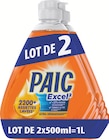 Liquide vaisselle - Paic Excel - Supermarchés Match à Roubaix Liquide vaisselle - Paic Excel en promo chez Supermarchés Match Roubaix à 2,79 €
