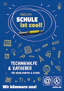 Aktueller aetka Prospekt "Endlich! Schule ist cool!" Seite 1 von 16 Seiten