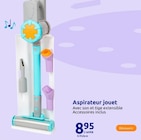 Aspirateur jouet en promo chez Action Briançon à 8,95 €