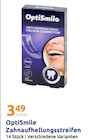 Zahnaufhellungsstreifen Angebote von OptiSmile bei Action Bochum für 3,49 €