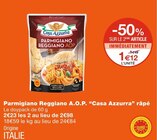 Monoprix Courbevoie - Parmigiano Reggiano A.O.P. râpé Promo Parmigiano Reggiano A.O.P. râpé dans le catalogue Monoprix 90 ans de créations à Courbevoie