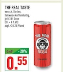 THE REAL TASTE im Angebot bei Marktkauf in Recklinghausen THE REAL TASTE Angebote bei Marktkauf Recklinghausen für 0,55 €
