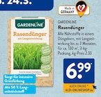 Rasendünger Angebote von GARDENLINE bei ALDI SÜD Rodgau für 6,99 €