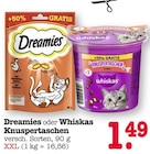 Dreamies Knuspertaschen im Angebot bei E center in Ludwigshafen Dreamies Knuspertaschen Angebote von Dreamies bei E center Ludwigshafen für 1,49 €